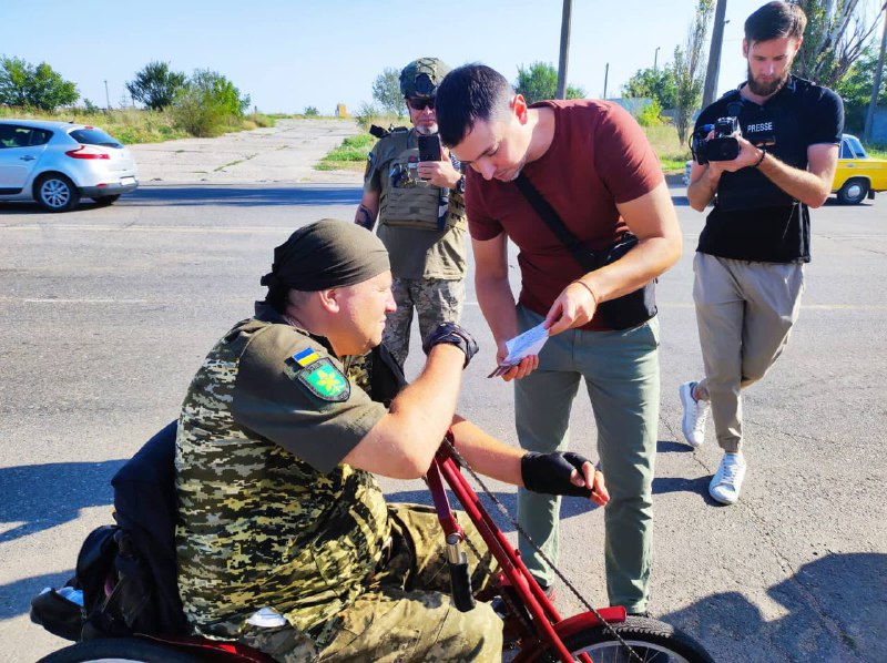 Спортсмен-параолімпієць здійснив одиночний забіг деокупованою Херсонщиною