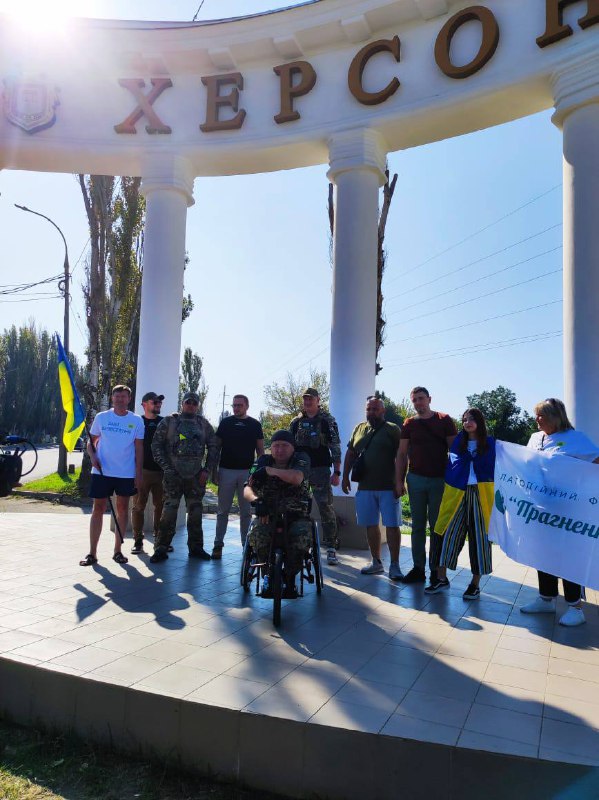 Спортсмен-параолімпієць здійснив одиночний забіг деокупованою Херсонщиною