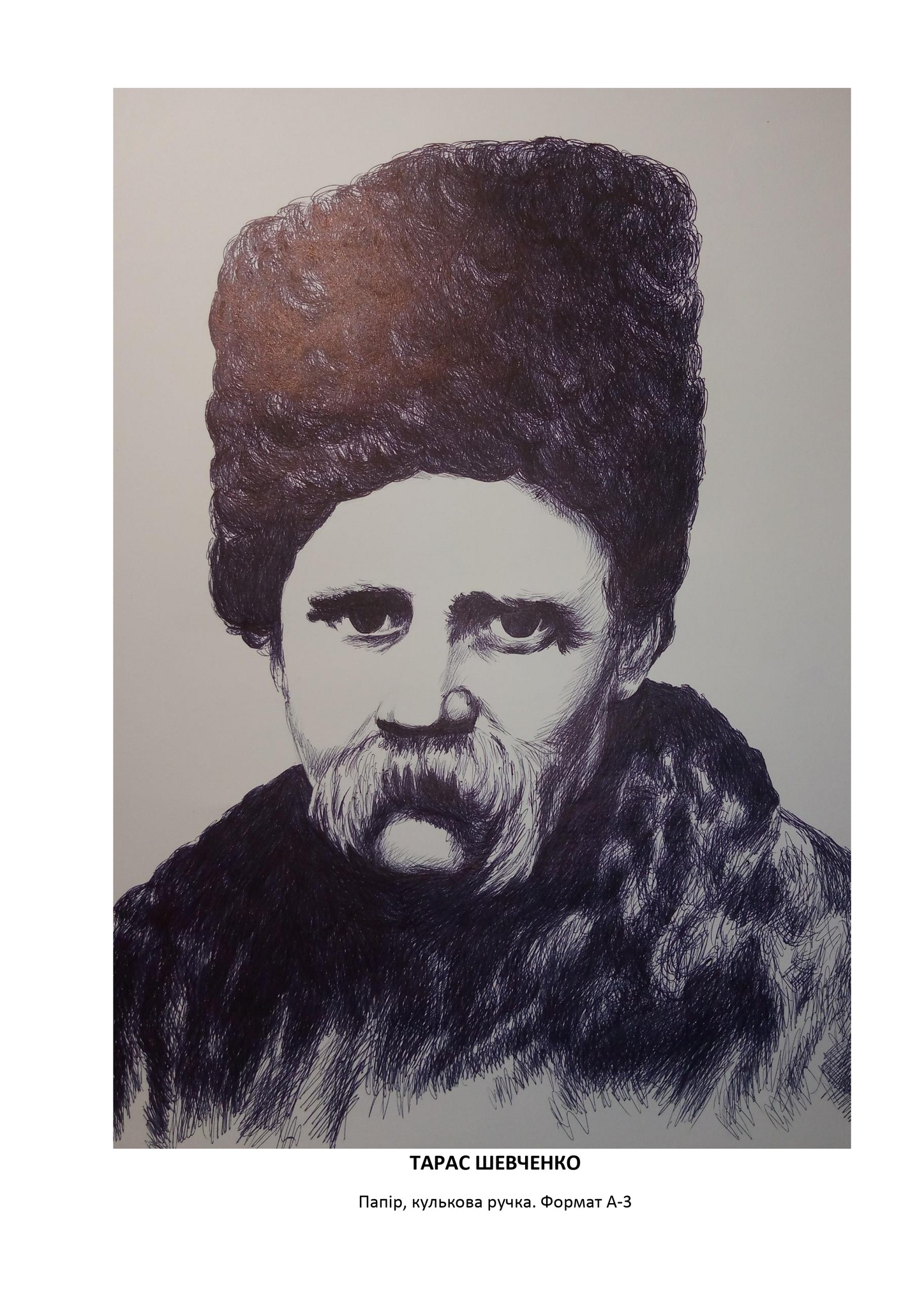 Кульковою ручкою під звуки обстрілів – жителька Херсона створила серію портретів відомих українців
