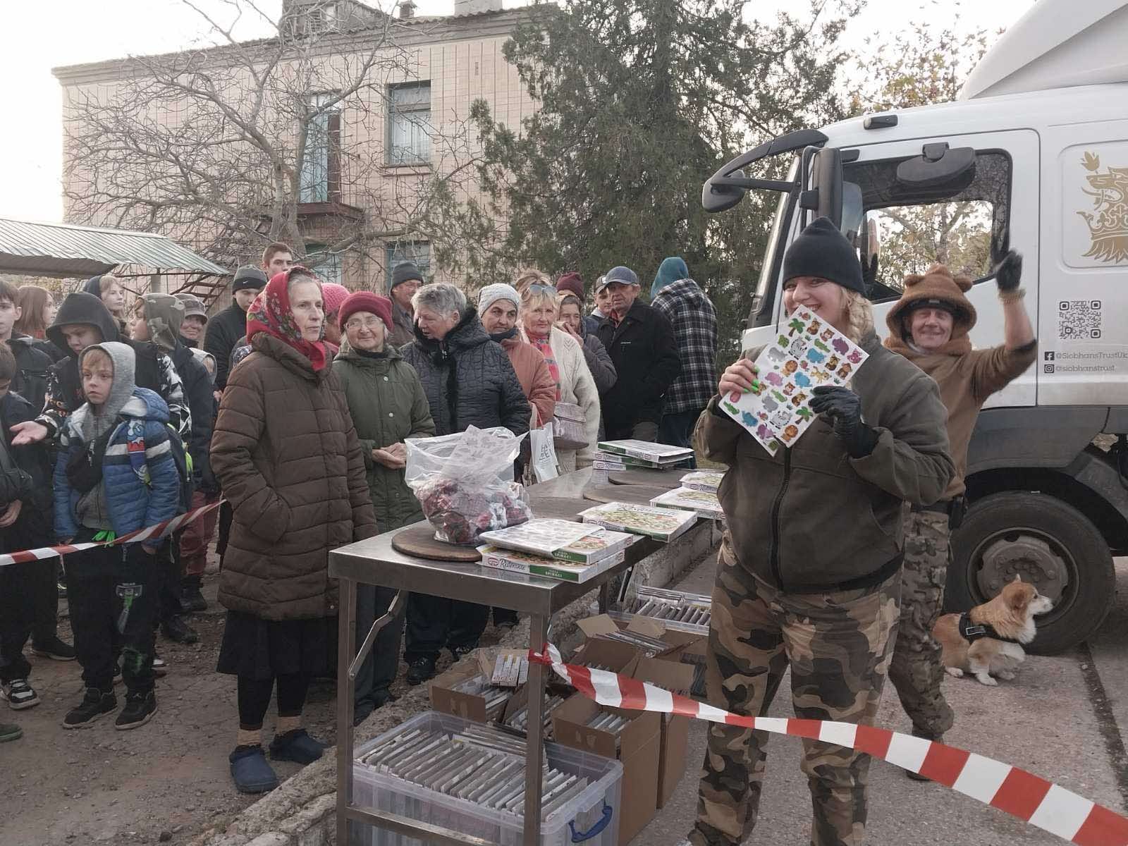 Жителів віддалених населених пунктів Миколаївщини знову пригощають піцою (фото)
