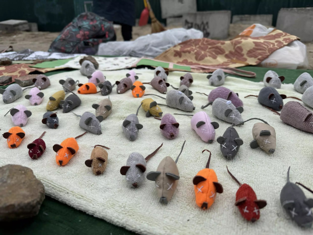 Миколаївська пенсіонерка започаткувала власну справу в столиці: шиє іграшкових мишенят і допомагає тваринам