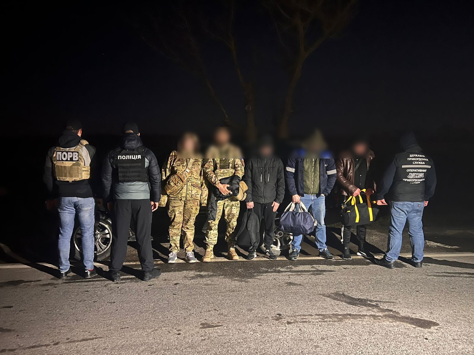 Прикордонники Одещини майже щодня затримують групи ухилянтів, які намагаються перетнути кордон