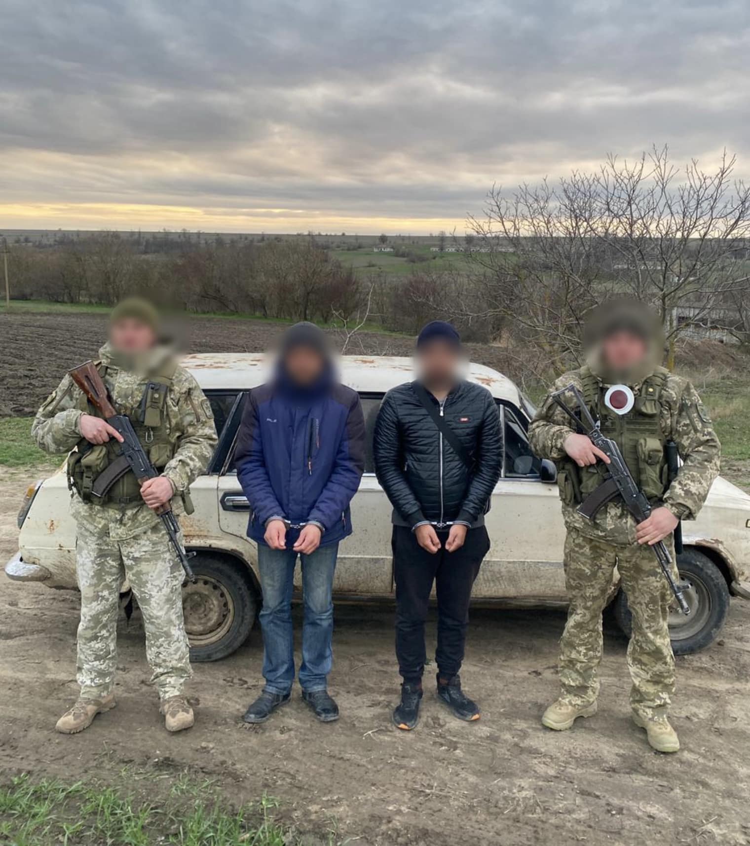 Прикордонники Одещини майже щодня затримують групи ухилянтів, які намагаються перетнути кордон