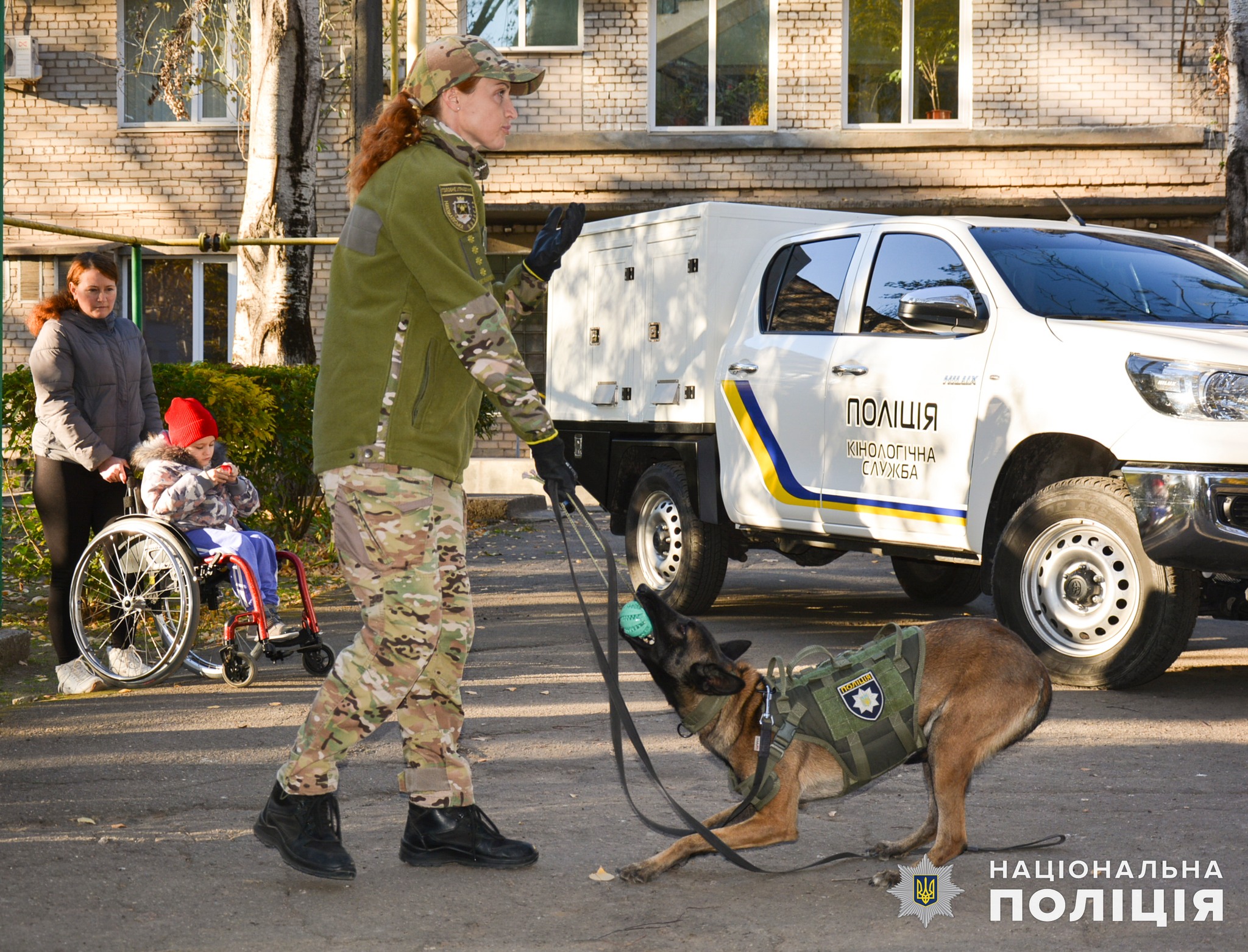 Пухнасті реабілітологи: у Миколаєві поліцейські собаки сприяють одужанню пацієнтів обласної дитячої лікарні (фото)