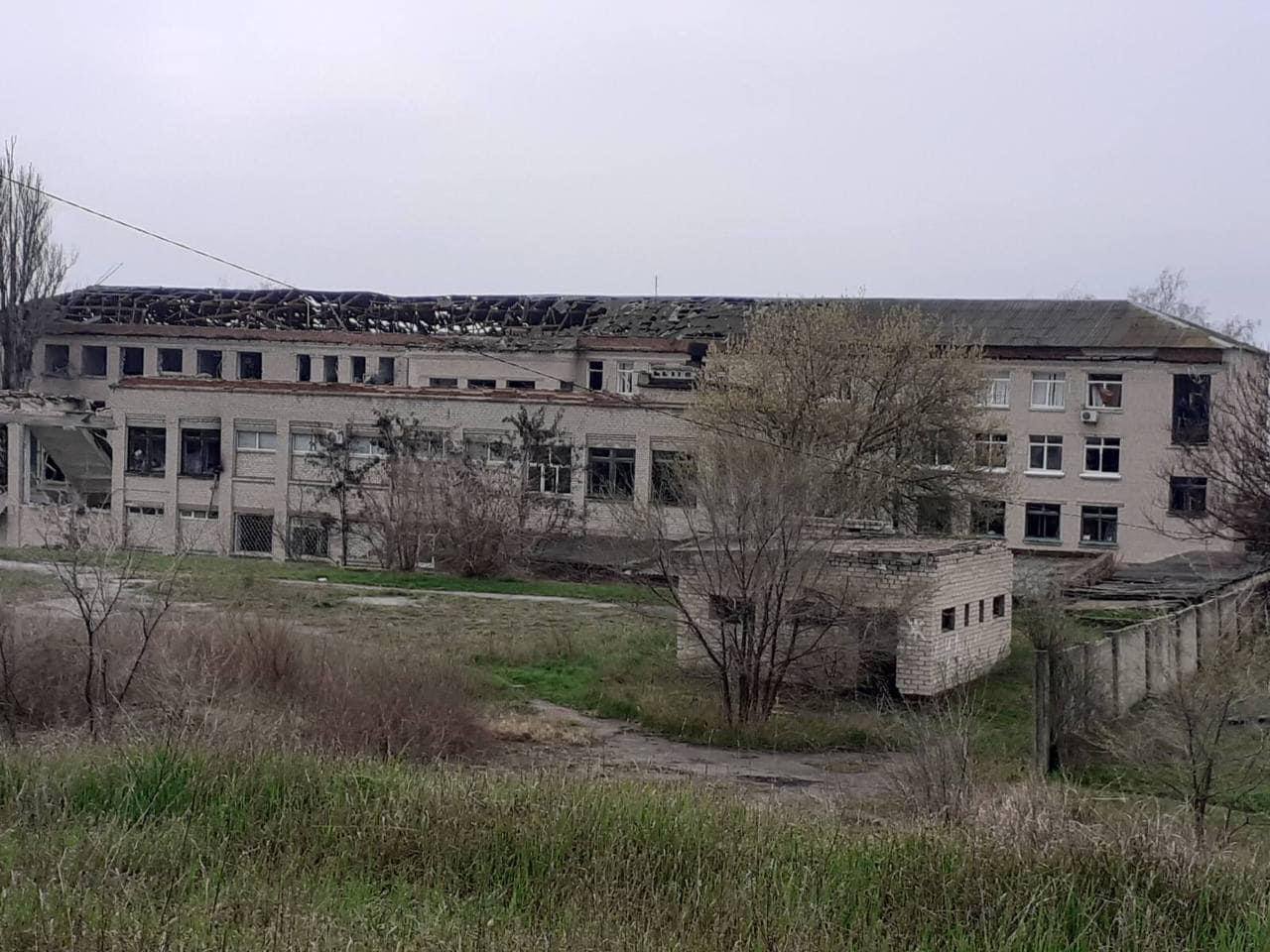 Пряме влучання у будівлі Бериславського коледжу