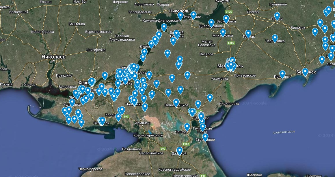 Активісти створили карту виборчих дільниць на ТОТ Херсонщини