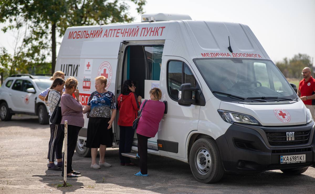 Графік роботи мобільної аптеки в Херсонському районі з 28 жовтня по 1 листопада