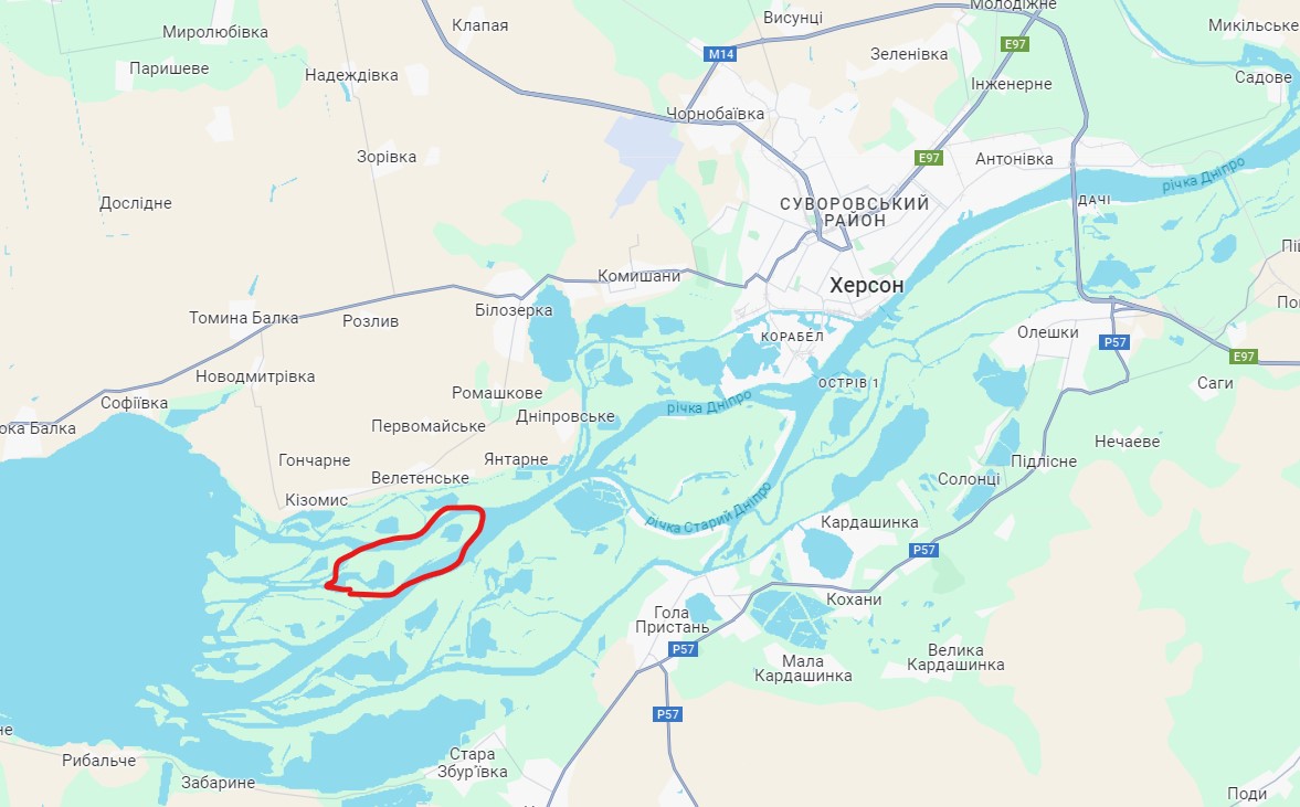 Ворог акумулював сили: росіяни відновили штурм острова Нестриги на Херсонському напрямку