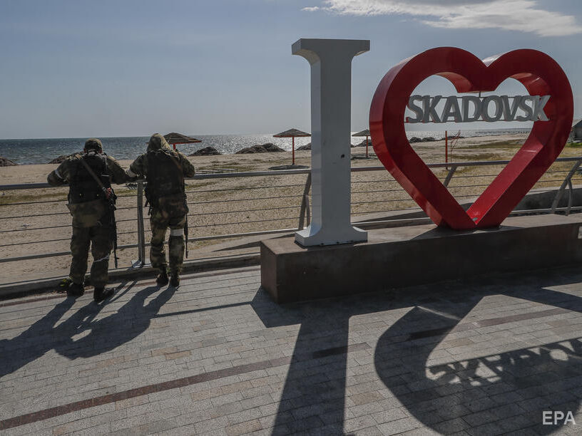 Колаборантка зі Скадовська пише «молебні» листи на ім’я так званого голови Криму Аксьонова
