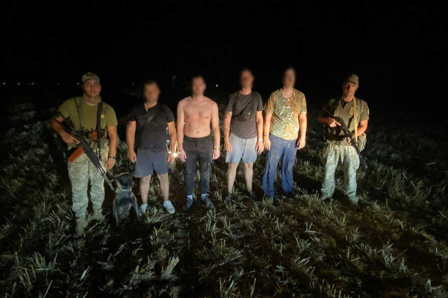 За тиждень на Одещині затримали 7 чоловіків, які намагалися незаконно перетнути кордон