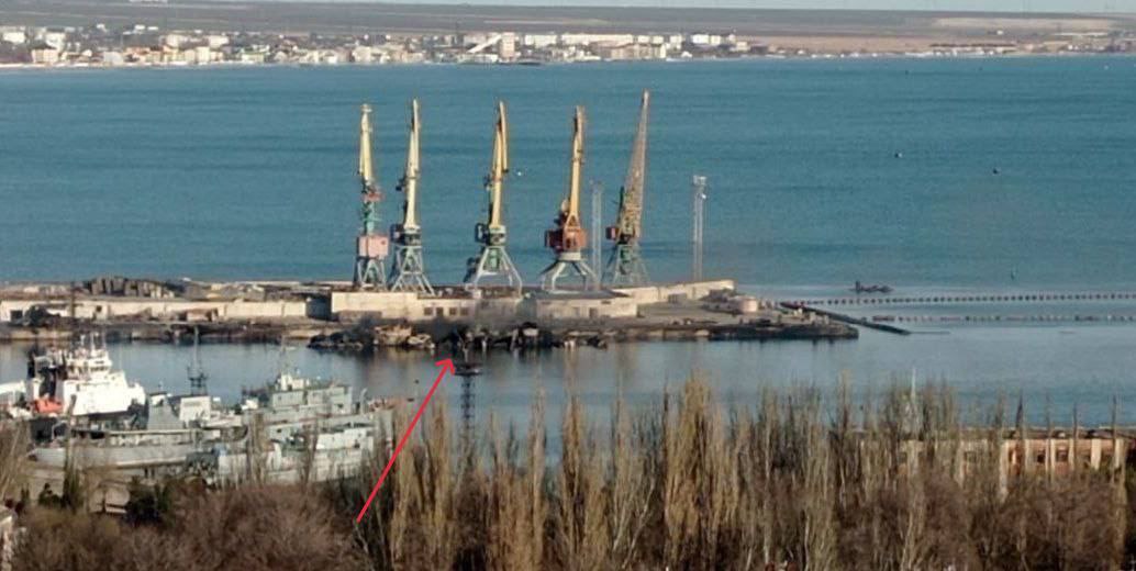 Російські окупанти намагаються приховати втрату ВДК “Новочеркаськ”