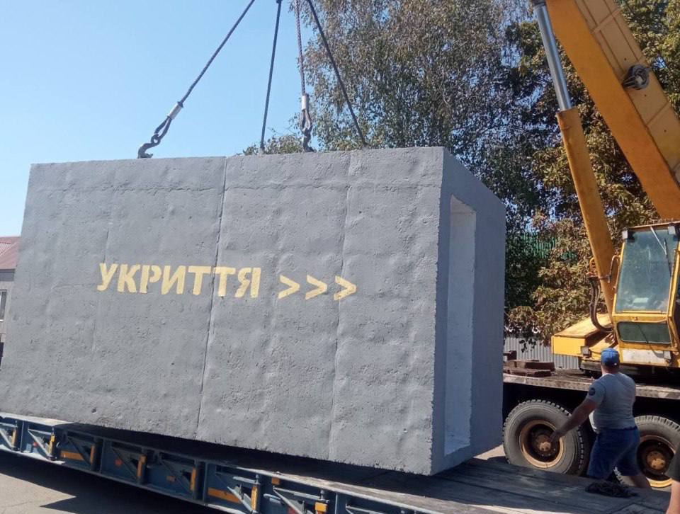 В одній з громад Бериславського району встановили 5 нових укриттів