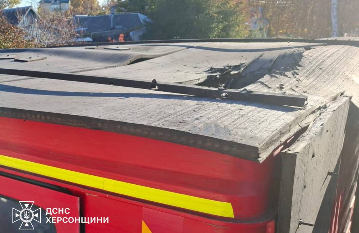 Окупанти атакували з безпілотника рятувальників у Херсоні