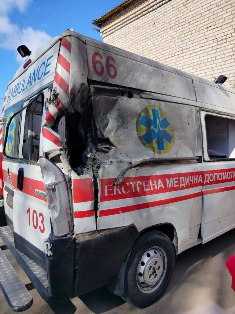 окупанти атакували швидку на Миколаївщині