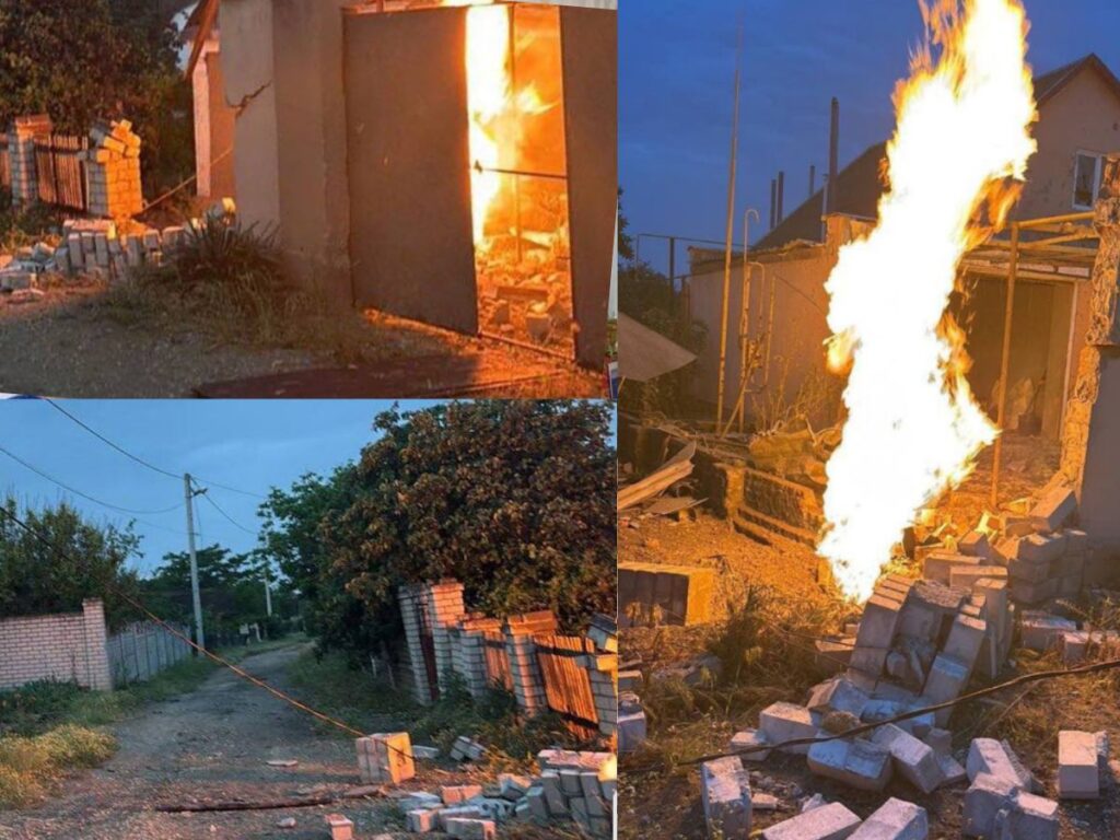 Наслідки обстрілу Комишан на Херсонщині