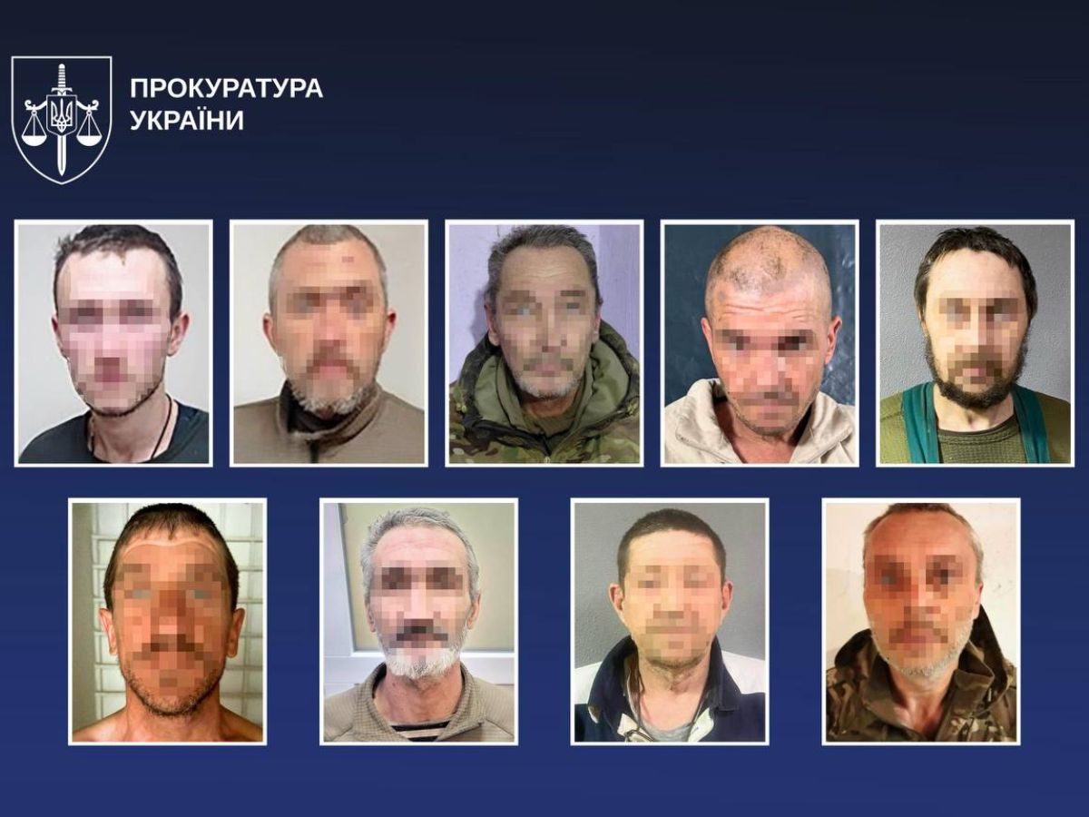 Дев’ятьох окупантів, які воювали на Херсонщині, відправили за ґрати