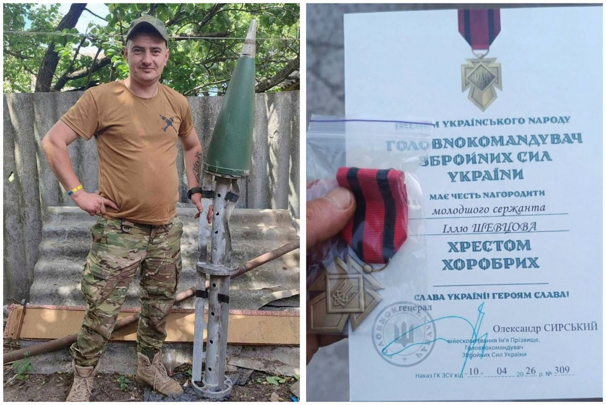 «Хрест Хоробрих»: військовослужбовець із Кочубеївської громади отримав почесну нагороду