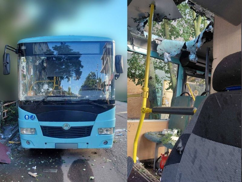 атака на маршрутку в Херсоні