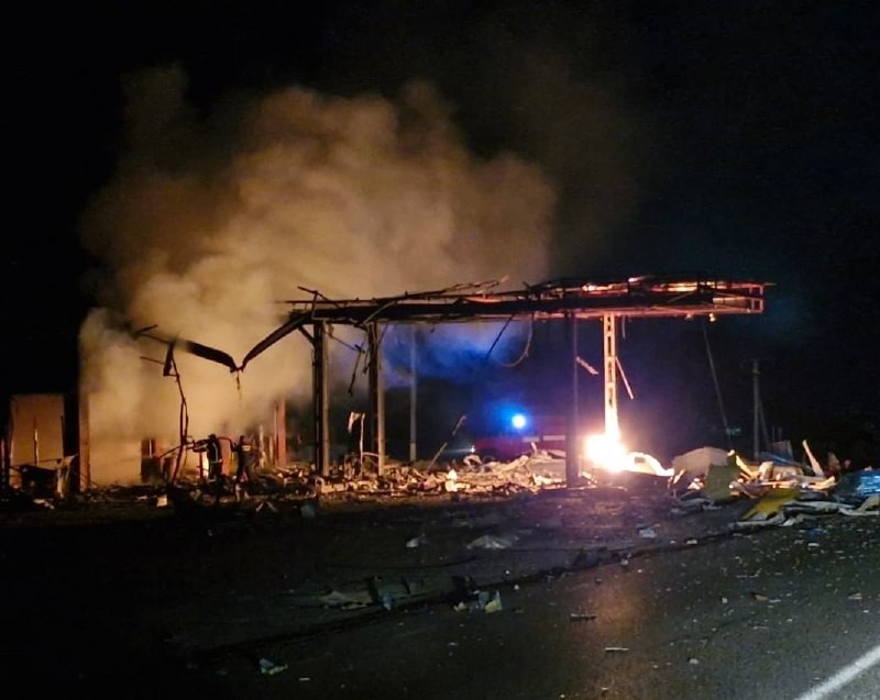 На Одещині ворожими ударами пошкоджено три АЗС