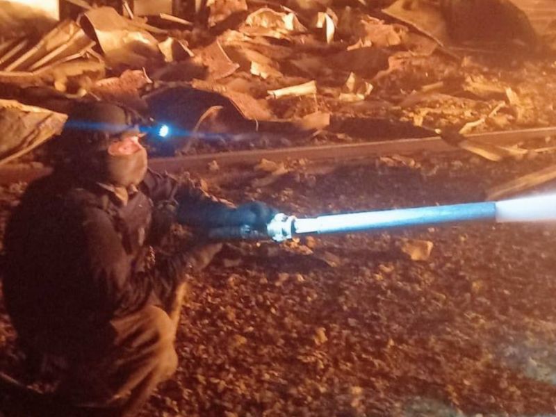 У Херсоні після ударів БпЛА загорілися будівля та територія підприємства