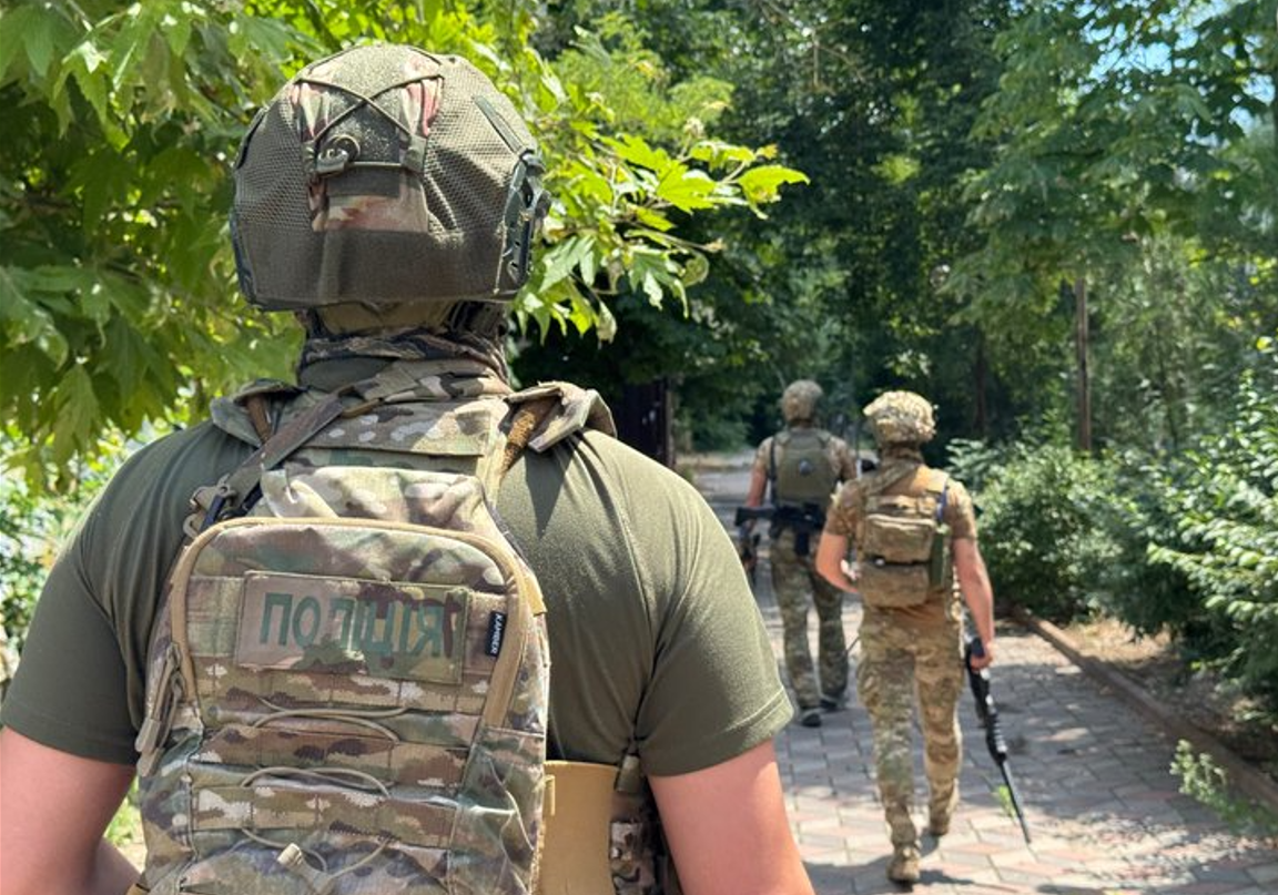 Упродовж місяця мобільно-вогневі групи поліції збили понад пів сотні дронів над Херсоном