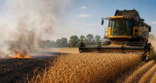 На Одещині від пожеж постраждали понад 15 гектарів посівів пшениці