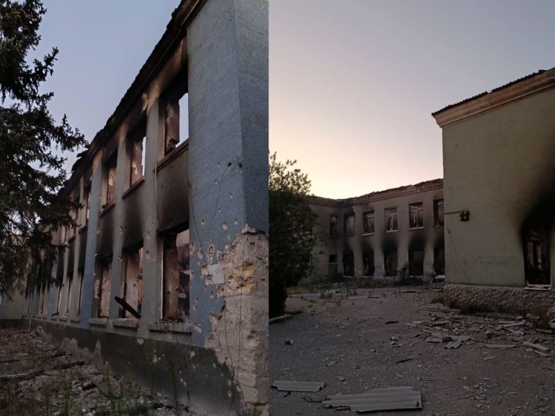 Росіяни знищили корпус школи у Бериславі на Херсонщині