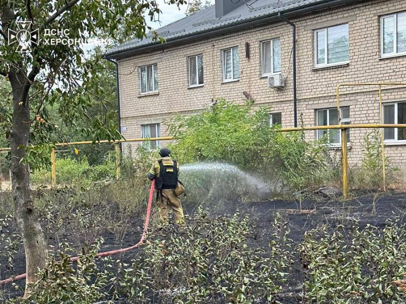 На Херсонщині ліквідували три пожежі в екосистемах
