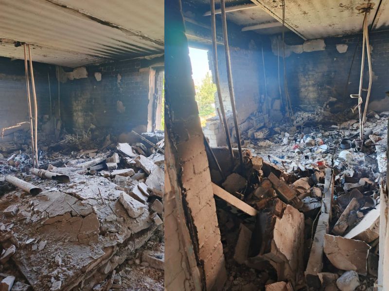 У Херсоні російський дрон атакував гуртожиток ХДУ: сталася пожежа