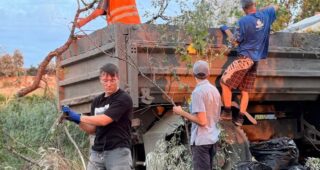 На території одного з нацпарків Одещини волонтери провели толоку й зібрали 32 тонни сміття (фото)
