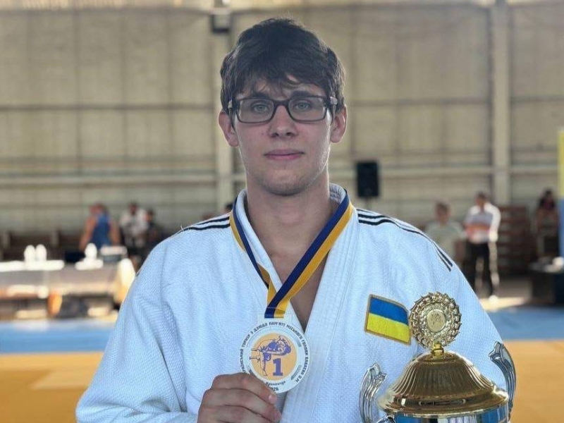 Херсонець Богдан Гринько виборов золото на всеукраїнському турнірі з дзюдо