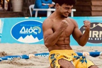 Херсонський спортсмен виборов призове місце на чемпіонаті світу з пляжної боротьби