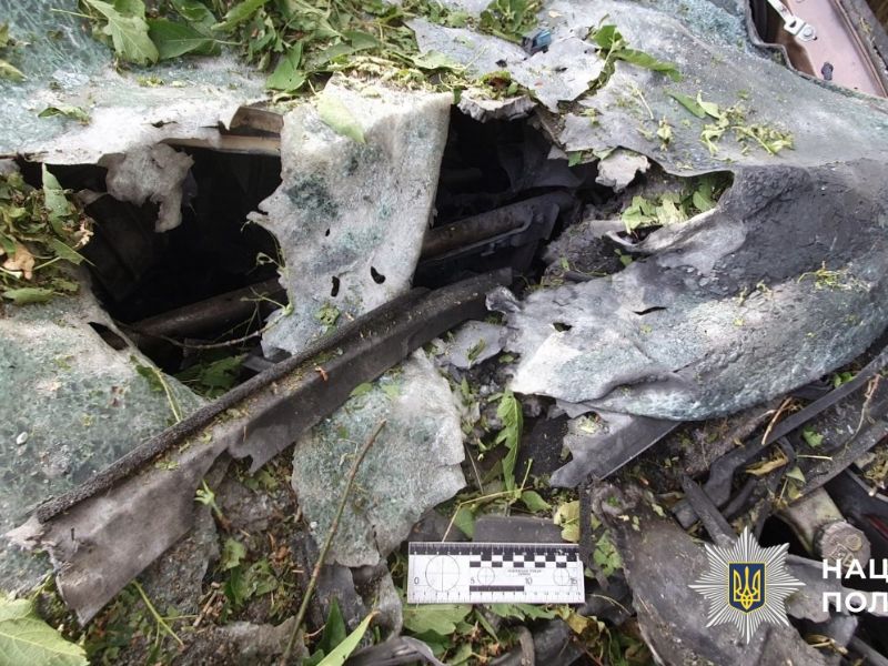 Поліція показала наслідки обстрілу Херсонщини