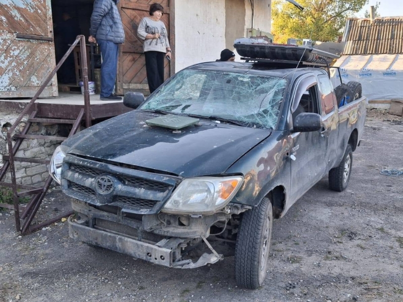 Дрони атакували авто для евакуації людей на Бериславщині