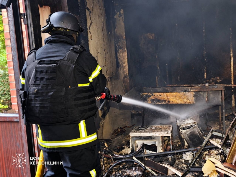 У Херсоні вночі горіло кафе: подробиці від ДСНС