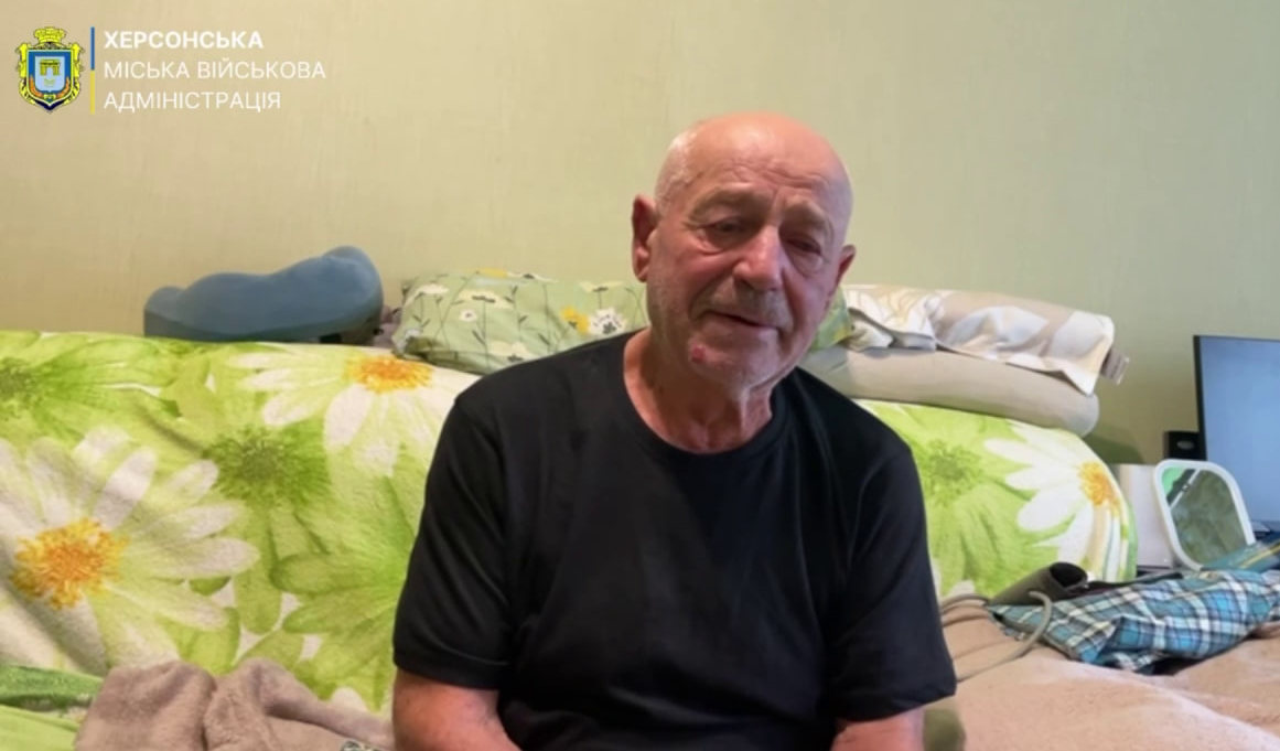 Із червоної зони евакуювали херсонця, якому раніше дроном передавали продукти й ліки