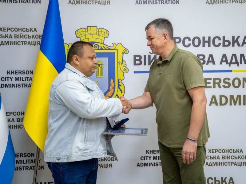 Нагородження ветерана: у Херсоні відзначили Михайла Нестерова