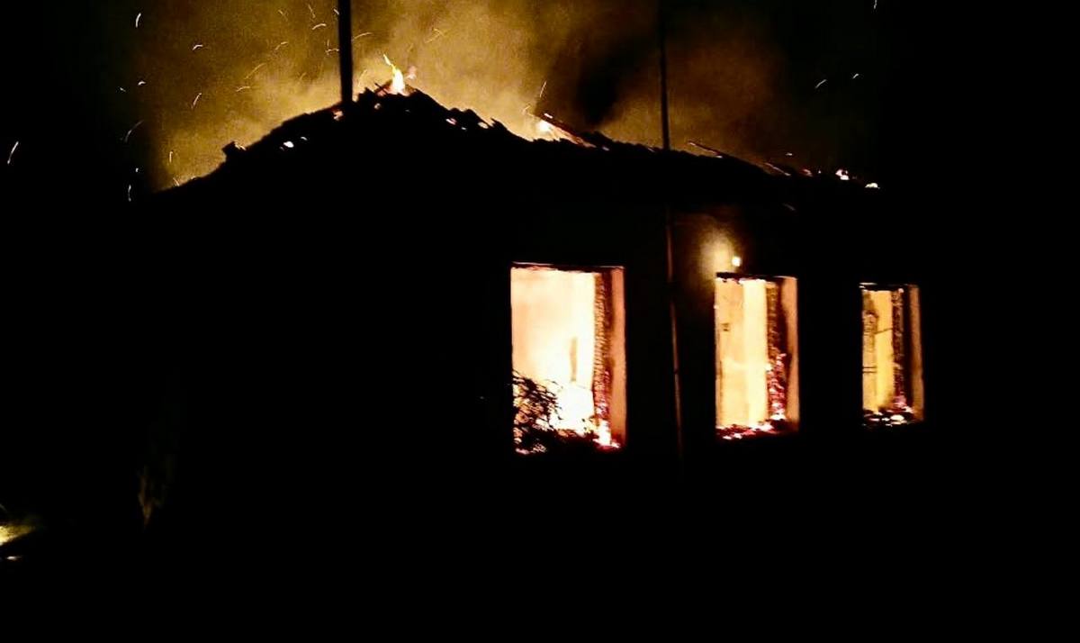 У селі Інгулець на Херсонщині сталася пожежа у приватному будинку