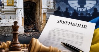 На фоні знищення росіянами будівлі шахово-шашкової школи в Херсоні обласна федерація звернулася до Зеленського через скандал у FIDE